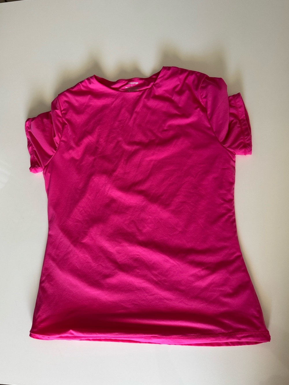 Double Lined Pink Short Sleeve